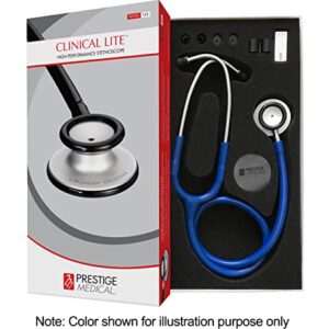 Prestige Medical Clinical Lite Stethoscope, Aqua Sea , 31 Inch (Pack of 1)