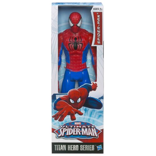 Hasbro Marvel Ultimate Spider-man Titan Hero Series Spider-man Figure, 12-Inch