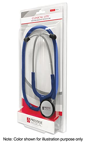 Prestige Medical Clinical Lite Stethoscope, Stealth, 3.8 Ounce