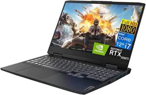 lenovo ideapad 3 gaming laptop 2023 newest, 15.6" fhd display, intel core i7-12700h processor, geforce rtx 3050ti graphics, 16gb ram, 512gb ssd, backlit keyboard, wi-fi 6, windows 11 home