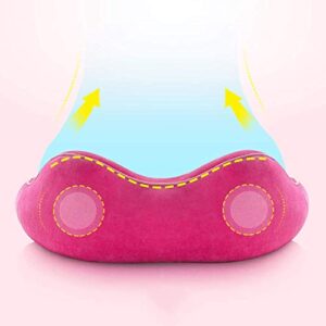 car seat cushion Beautiful Buttocks Cushion, Comfort Chair Tailbone Pillow, Ventilated Designed for Hip Back Sciatica Pain Relief Ergonomic Pillow Curved Surface Slow Rebound office chair cushion