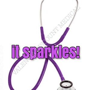 Prestige Medical Clinical Lite™ Stethoscope, Purple Sparkles