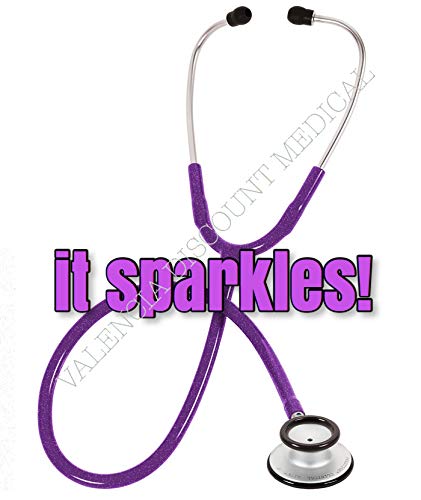 Prestige Medical Clinical Lite™ Stethoscope, Purple Sparkles