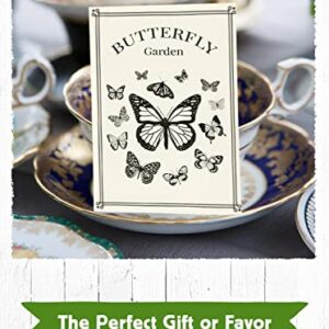 American Meadows Wildflower Seed Packets "Butterfly Garden'' Favors (Pack of 20) - Pollinator Wildflower Seed Mix to Attract Hummingbirds, Bees, and Butterflies, Party Favors for Any Occasion