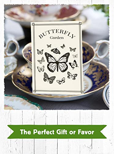 American Meadows Wildflower Seed Packets "Butterfly Garden'' Favors (Pack of 20) - Pollinator Wildflower Seed Mix to Attract Hummingbirds, Bees, and Butterflies, Party Favors for Any Occasion