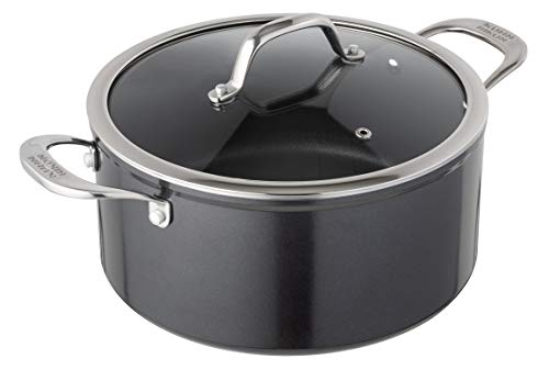 Kuhn Rikon Easy Pro Non-Stick Dutch Oven with Glass Lid, 5 litre/24 cm