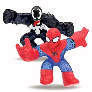 heroes of goo jit zu licensed marvel versus pack - spider-man vs venom, multicolor, 41146