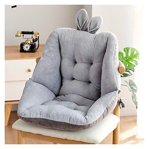 Back Rest Support Pillow,Chair Cushion,Seat Cushion,Reading Pillow,Semi-Enclosed One Seat Cushion Semi-Enclosed Office Dinning Chair Desk (Color : Blue, Specification : 52x52cm)