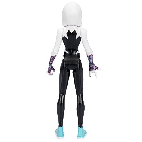 Marvel Spider-Man: Across The Spider-Verse Spider-Gwen Toy, 6-Inch-Scale Action Figure with Web Accessory, Toys for Kids Ages 4 and Up