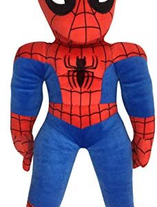 Jay Franco Marvel Super Hero Adventures Toddler Spiderman Plush Stuffed Pillow Buddy - Super Soft Polyester Microfiber, 20 inch (Official Marvel Product)