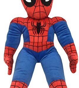 Jay Franco Marvel Super Hero Adventures Toddler Spiderman Plush Stuffed Pillow Buddy - Super Soft Polyester Microfiber, 20 inch (Official Marvel Product)