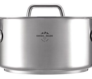 Kuhn Rikon "Montreux" With Insert 6.5 L Pasta Pot, 8.66", Silver