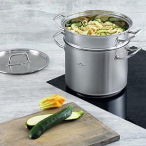 Kuhn Rikon "Montreux" With Insert 6.5 L Pasta Pot, 8.66", Silver