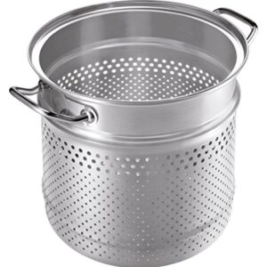 Kuhn Rikon "Montreux" With Insert 6.5 L Pasta Pot, 8.66", Silver