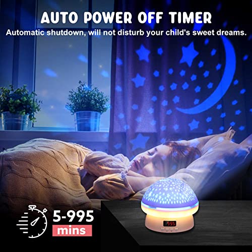 Star Projector Night Light for Kids with Timer, Toys for 3-8 Year Old Girls, Rotatable Galaxy Projector Kids Night Light, Christmas Birthday Gifts for 3-10 Year Old Girls Boys, Girls Pink Room Decor