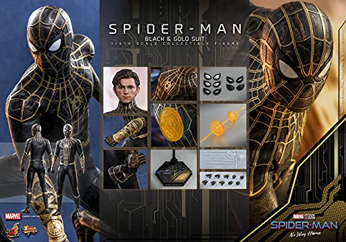 Hot Toys 1:6 Spider-Man Black & Gold Suit - Spider-Man: No Way Home