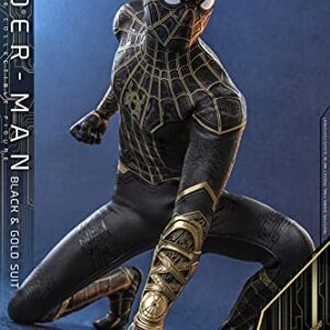 Hot Toys 1:6 Spider-Man Black & Gold Suit - Spider-Man: No Way Home