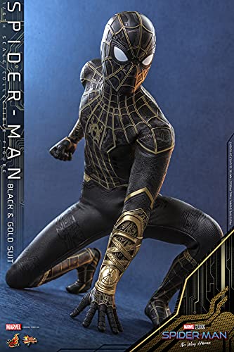 Hot Toys 1:6 Spider-Man Black & Gold Suit - Spider-Man: No Way Home