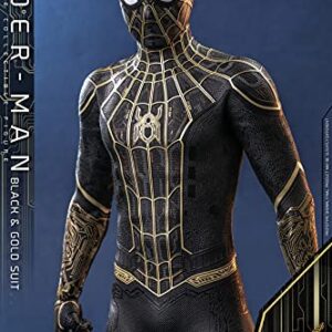 Hot Toys 1:6 Spider-Man Black & Gold Suit - Spider-Man: No Way Home