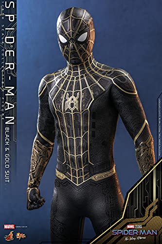 Hot Toys 1:6 Spider-Man Black & Gold Suit - Spider-Man: No Way Home