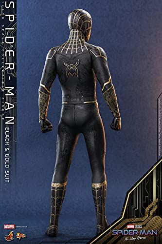 Hot Toys 1:6 Spider-Man Black & Gold Suit - Spider-Man: No Way Home