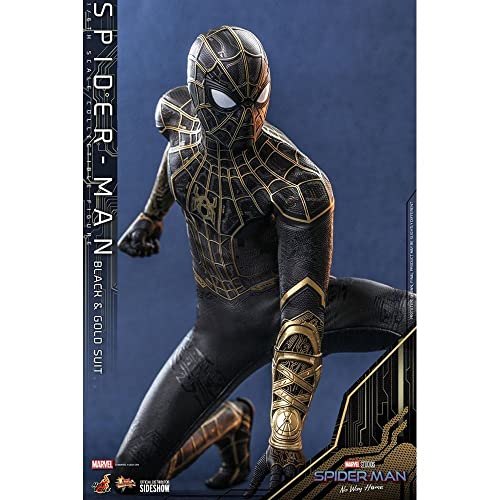 Hot Toys 1:6 Spider-Man Black & Gold Suit - Spider-Man: No Way Home