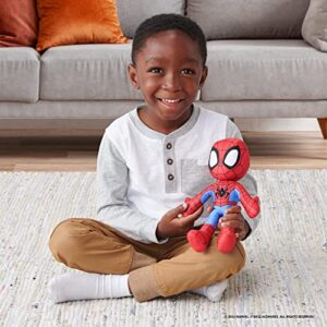 Spidey and His Amazing Friends Marvel’s Web Flash Spidey Plush - 9-Inch Plush with Light Up Signal - Toys Featuring Your Friendly Neighborhood Spideys
