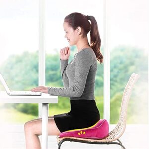 car seat cushion Beautiful Buttocks Cushion Comfort Chair Tailbone Pillow Ventilated Designed for Hip Back Sciatica Pain Relief Ergonomic Pillow Curved Surface Slow Rebound office chair cushion zhuang