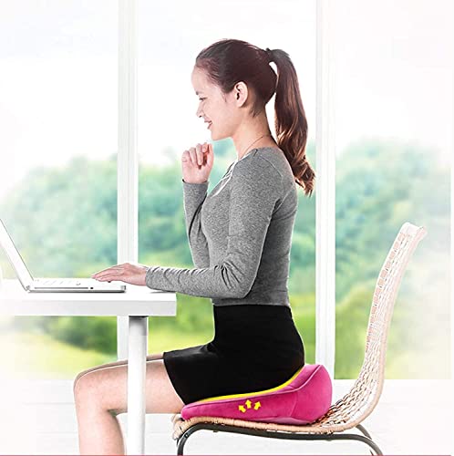 car seat cushion Beautiful Buttocks Cushion Comfort Chair Tailbone Pillow Ventilated Designed for Hip Back Sciatica Pain Relief Ergonomic Pillow Curved Surface Slow Rebound office chair cushion zhuang