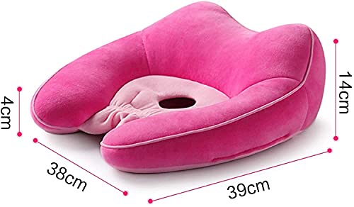 car seat cushion Beautiful Buttocks Cushion Comfort Chair Tailbone Pillow Ventilated Designed for Hip Back Sciatica Pain Relief Ergonomic Pillow Curved Surface Slow Rebound office chair cushion zhuang