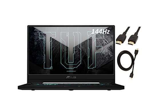 ASUS TUF Dash 15.6" 144Hz FHD Gaming Laptop | 11th Generation Core i7-11370H | NVIDIA GeForce RTX 3060 | 16GB DDR4 | 1TB SSD | Backlit Keyboard | Windows 11 | Gray | with HDMI Cable Bundled