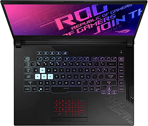 ASUS ROG Strix G15 Gaming Laptop 15.6-inch FHD 512GB SSD 2.6GHz i7-10750H (16GB RAM, NVIDIA RTX 2070, Windows 10 Home) Black, G512LW-WS74 (Renewed)