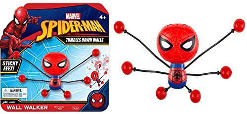 JA-RU Spiderman Stretchy Window-Crawler (1 Unit) | Wall-Climber and Window Walker-Rolling Sticky Toys | Marvel Avengers Superhero Fidget Toys | Toys and Novelty Toys for Kids. 6812-1