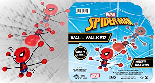 JA-RU Spiderman Stretchy Window-Crawler (1 Unit) | Wall-Climber and Window Walker-Rolling Sticky Toys | Marvel Avengers Superhero Fidget Toys | Toys and Novelty Toys for Kids. 6812-1