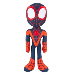 spidey and his amazing friends marvel's my friend miles talking plush - 16-inch miles morales with sounds - toys featuring your friendly neighborhood spideys