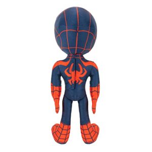 Spidey and his Amazing Friends Marvel's My Friend Miles Talking Plush - 16-Inch Miles Morales with Sounds - Toys Featuring Your Friendly Neighborhood Spideys