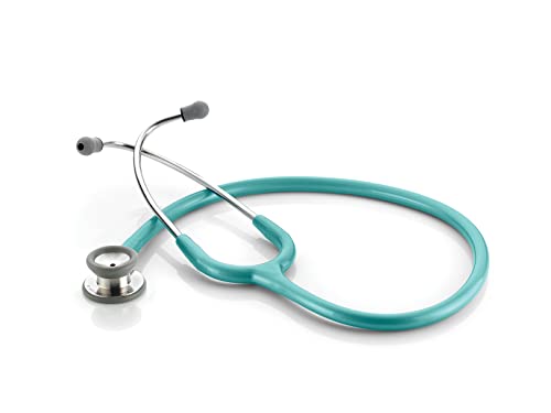 ADC - 604MCA Adscope 604 Pediatric Clinician Stethoscope, 30.5 inch Length, Metallic Caribbean