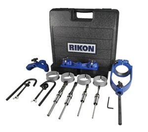 rikon morticing attachment with chisels fits 13 in. 17 in. 20 in. 34 in. drill presses