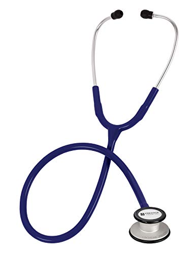 Prestige Medical Clinical Plus Dynamic Range Stethoscope with Two Piece Box Packaging, Navy