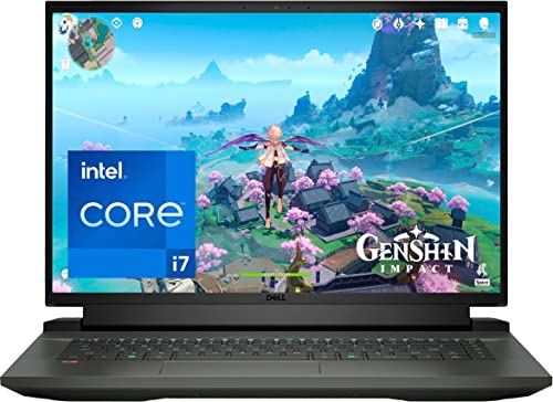 Dell G16 7000 7620 16 Gaming Laptop 16" QHD WVA 165Hz 12th Generation Intel 14-Core i7-12700H (Beats i9-11950H) 16GB RAM 1TB SSD GeForce RTX 3060 6GB Graphic RGB Backlit Thunderbolt HDMI Win11 Black