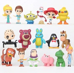 17 pcs/set toy figurines mini figures set cute action figures