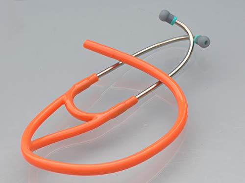 Compatible Replacement Tube by CardioTubes fits Littmann(r) MasterCardiologyI(r) and Littmann(r) Cardiology III(r) Stethoscopes - 7mm Binaurals Orange TUBING