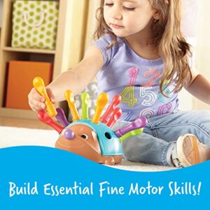 Learning Resources Spike The Fine Motor Hedgehog - 14 Pieces, Ages 18+ months Toddler Learning Toys, Fine Motor and Sensory Toys, Educational Toys for Toddlers, Montessori Toys