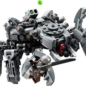 LEGO Star Wars Spider Tank 75361, Building Toy Mech from The Mandalorian Season 3, Includes The Mandalorian with Darksaber, Bo-Katan, and Grogu 'Baby Yoda' Minifigures, Gift Idea for Kids Ages 9+