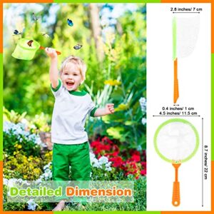 50 Pcs Kids Mini Telescopic Butterfly Nets Insect Collecting Fishing Net Colored Bug Catcher Nets Class Observation Tool for Spider Fishing Outdoor Learning Travel Adventure