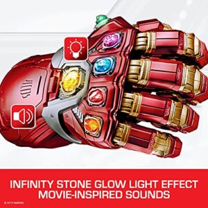 Avengers Marvel Legends Series Endgame Power Gauntlet Articulated Electronic Fist,Brown,18 years and up