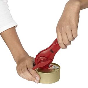 Kuhn Rikon Slim Safety Smooth Touch Can Opener, No Sharp Edges, LIDLIFTER®+ 6.5" Black