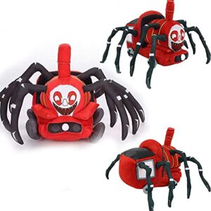 2PCS Choo Choo Charles Plush Toy,Cartoon Charles Spider Train Stuffed Animal Plushies Doll Birthday Gift for Boys Girls Fans