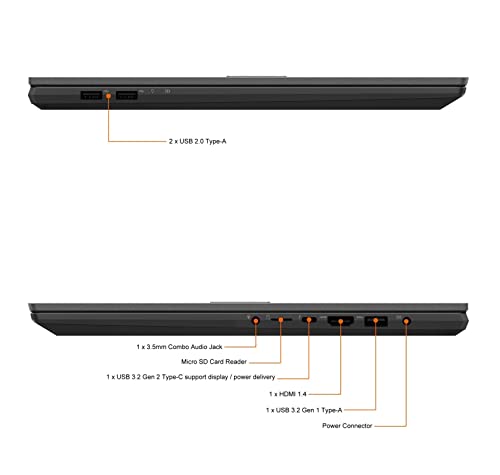 ASUS VivoBook Pro 16X 16 OLED 4K UHD WQUXGA (3840 x 2400) Slim Laptop Core i7-11370H NVIDIA GeForce RTX 3050 Backlit KB 100% DCI-P3 Pantone Win11 Pro w/HDMI (16GB RAM | 1TB SSD)