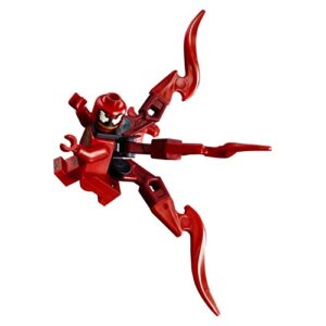 LEGO Superheroes: Carnage Minifigure with Appendages and Red Cape